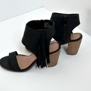 Women’s fringe Sandal heels - authentic